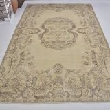 Oushak Floral Handmknotted Carpet SKU 1838