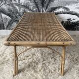 Rattan coffee table 1960
