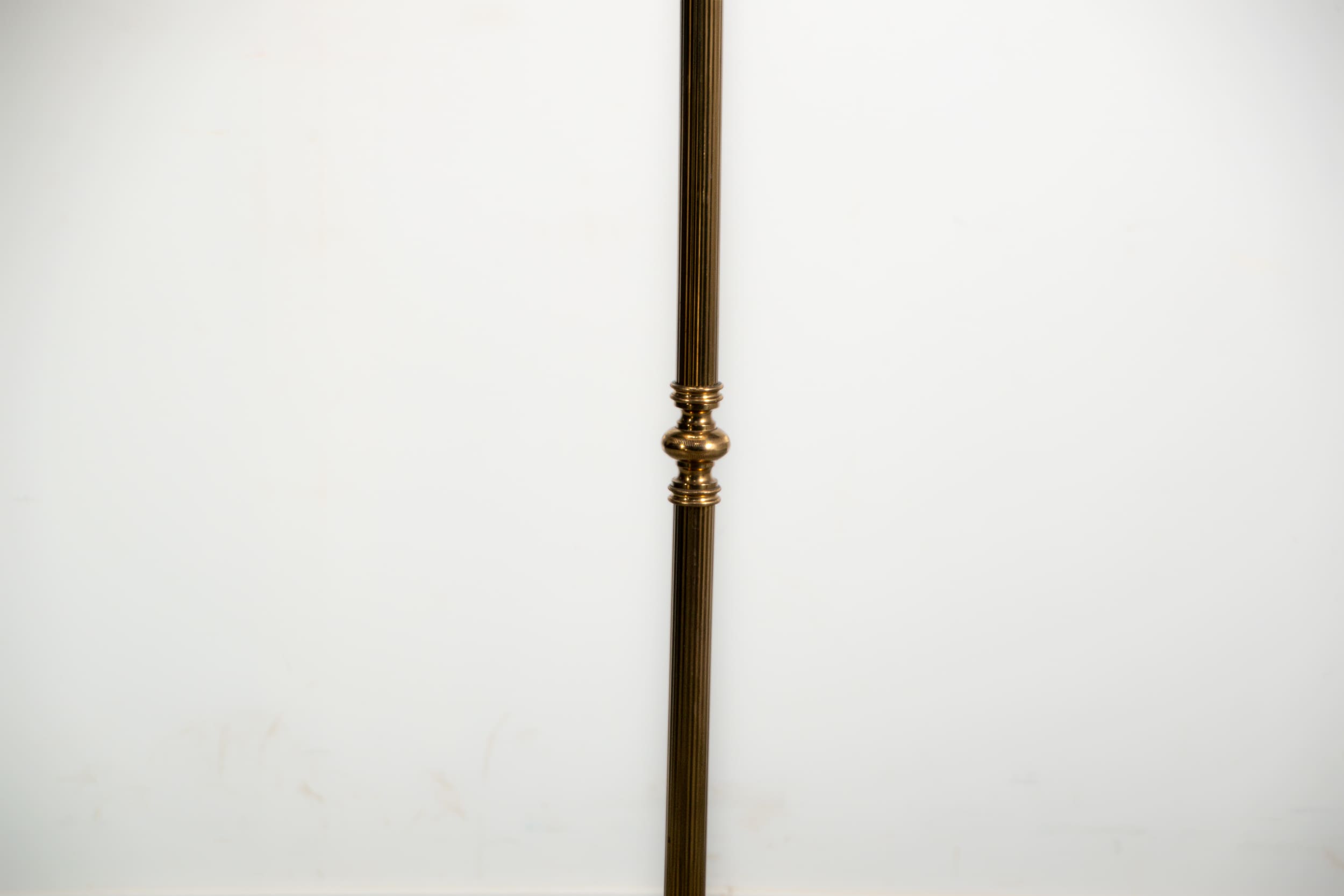 Mid-century brass floor lamp. Circa 1970.