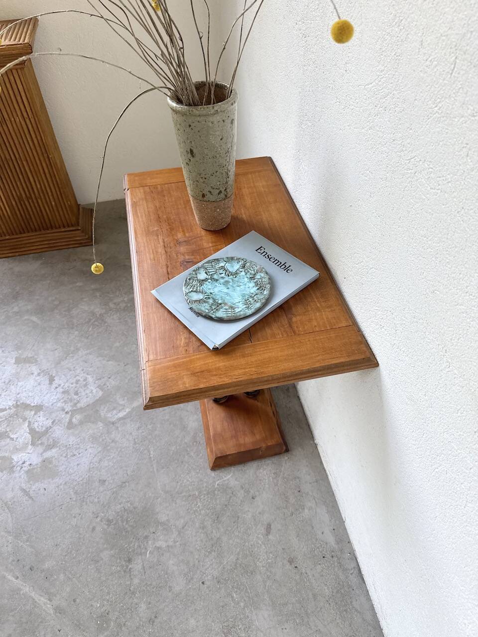 Dudouyt Courtray oak art deco console table