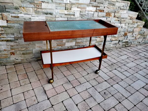 Desserte roulante bar server par Paul McCobb pour Salton Hotray