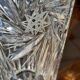 Vintage hand-cut Bohemian crystal vase