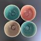 Set of 4 stoneware bowls