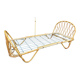 Lit corbeille rotin