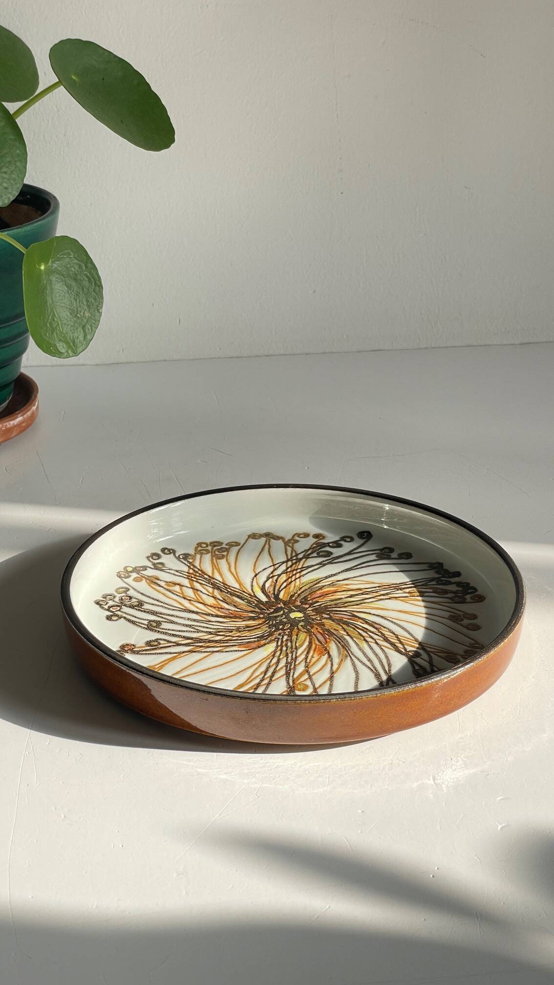 Royal copenhagen ceramic pocket tray by hellen malmer vintage
