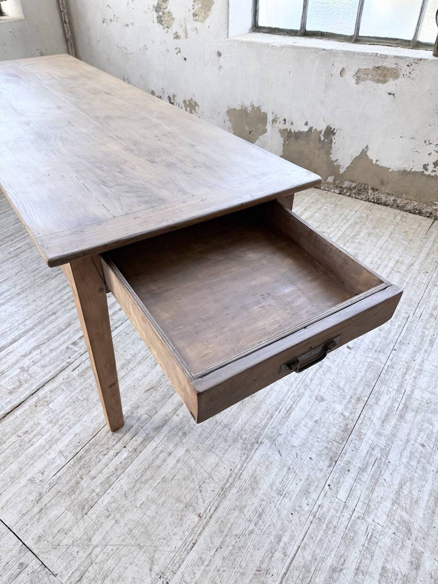 XL oak farmhouse table 1950 235cm