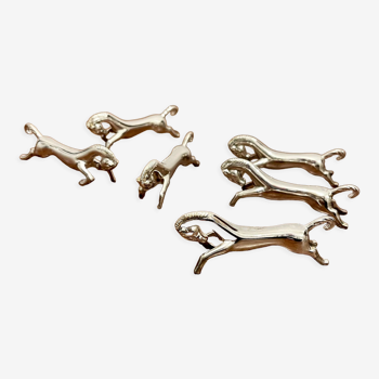 Lot 6 horse knife holders