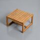 Mountain coffee table in solid pine, France, around 1970.