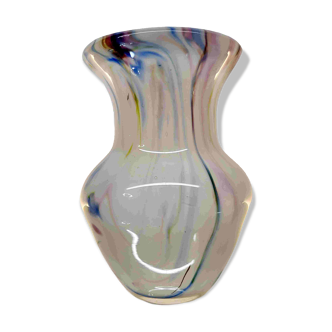 Val saint lambert Studio Cristal vaas, genummerd 155/96, Luik, jaren 90