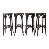 Set of 4 mid-century bar chairs, 1960s
