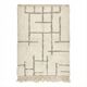 Tapis Marocain motif graphique noir