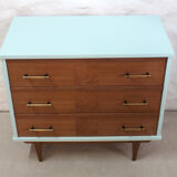 Blue chest of drawers
