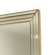 Miroir avec console argentés et dorés – Deknudt