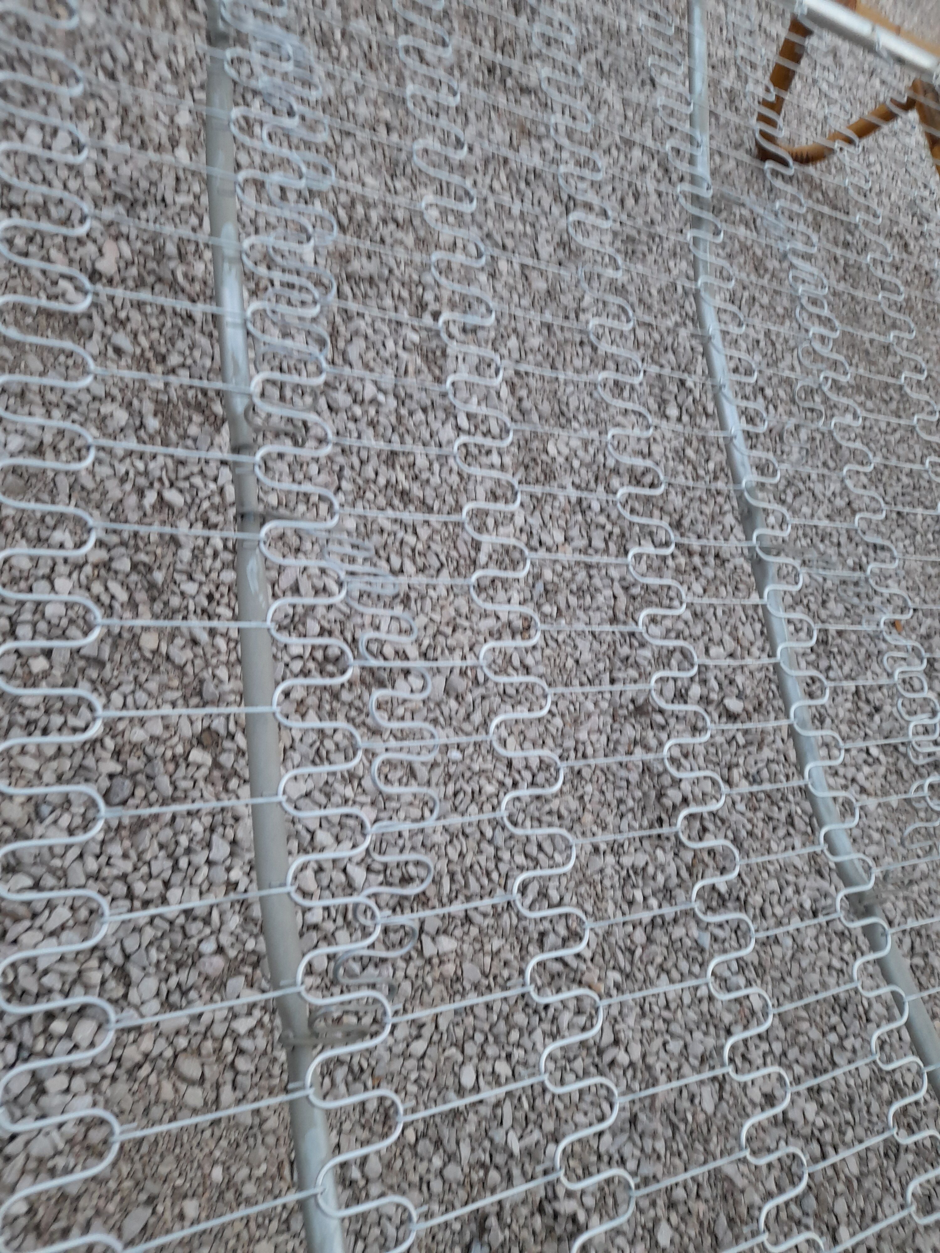 Rattan basket bed year 50