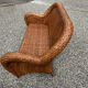 Canapé et fauteuil en rotin