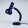 Lampe de table bleue italienne du milieu du siècle, années 1970