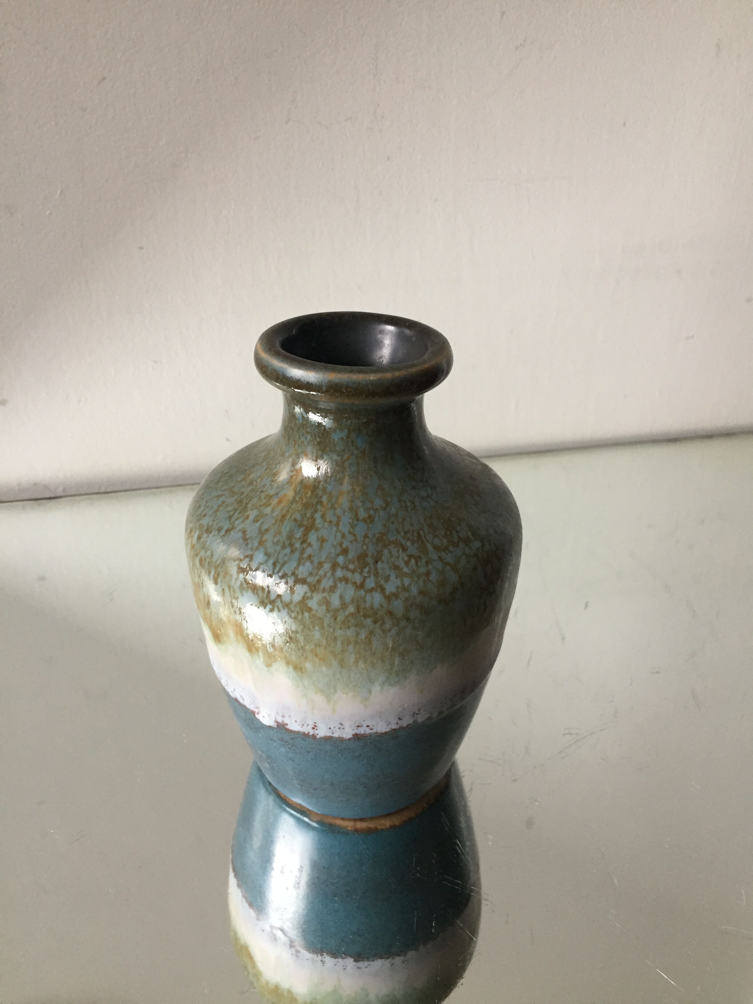 Scandinavian Stoneware Vase Midcentury
