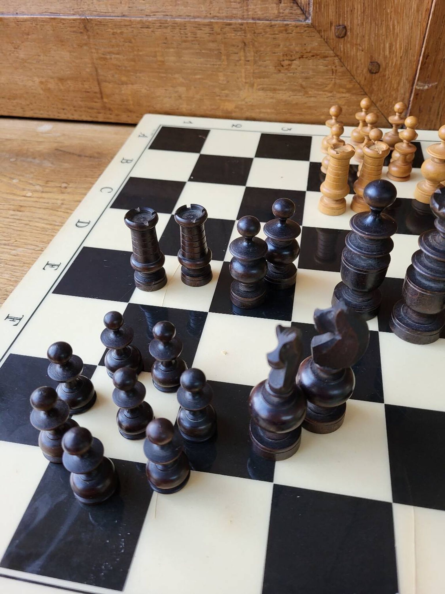 Jeu d échec en bois complet