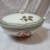 Digoin earthenware soup tureen, Sarreguemines 1940/50