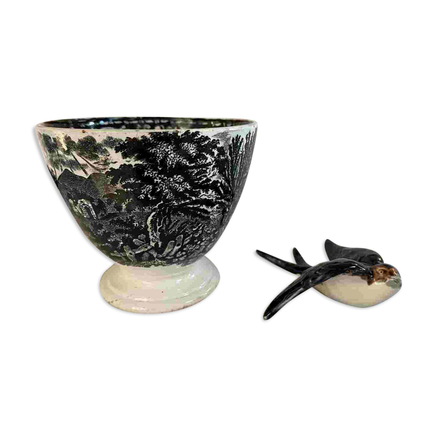 English earthenware cup 19th century