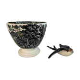Coupe en faïence anglaise XIX