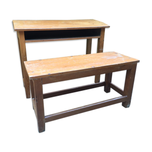 ancien bureau d'écolier