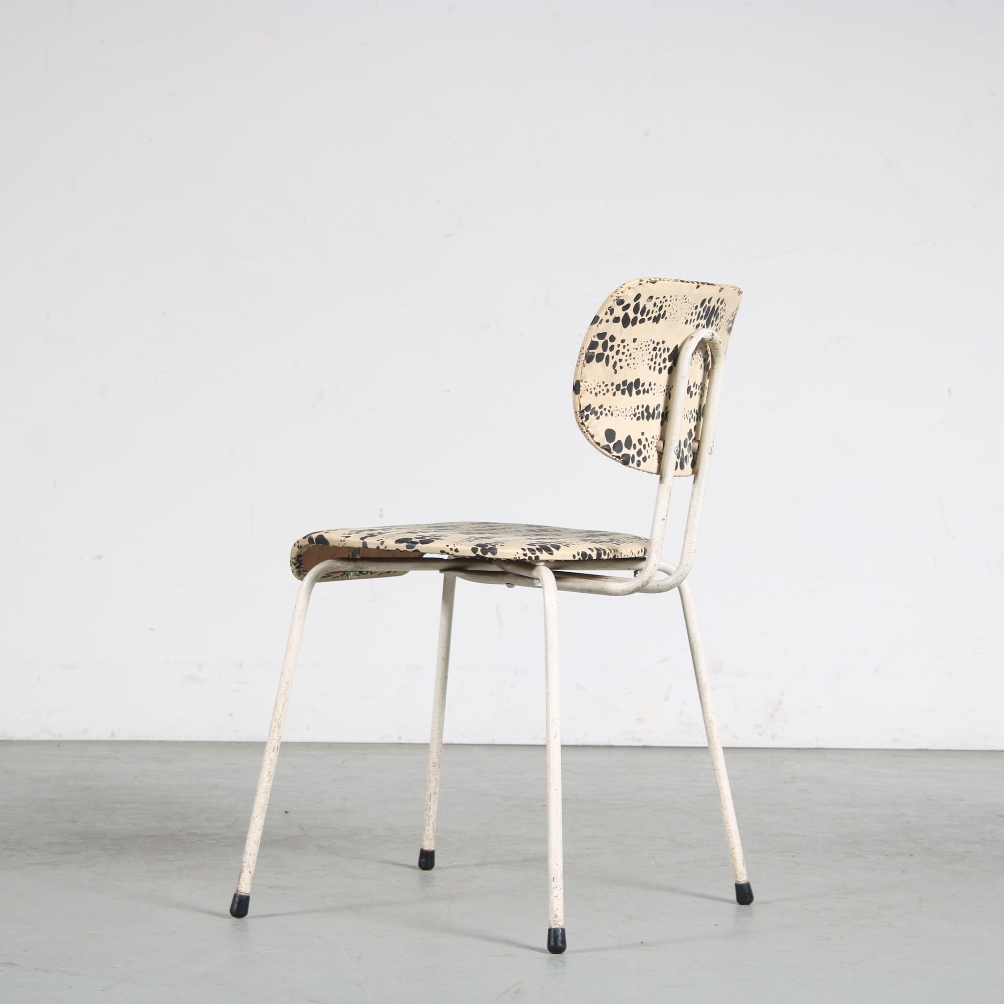 Pair of Willy van der Meeren side chairs for Tubax, Belgium, 1950