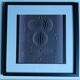 Tableau Vintage Art Optique – Linear Composition B&W – Frame 40x40cm