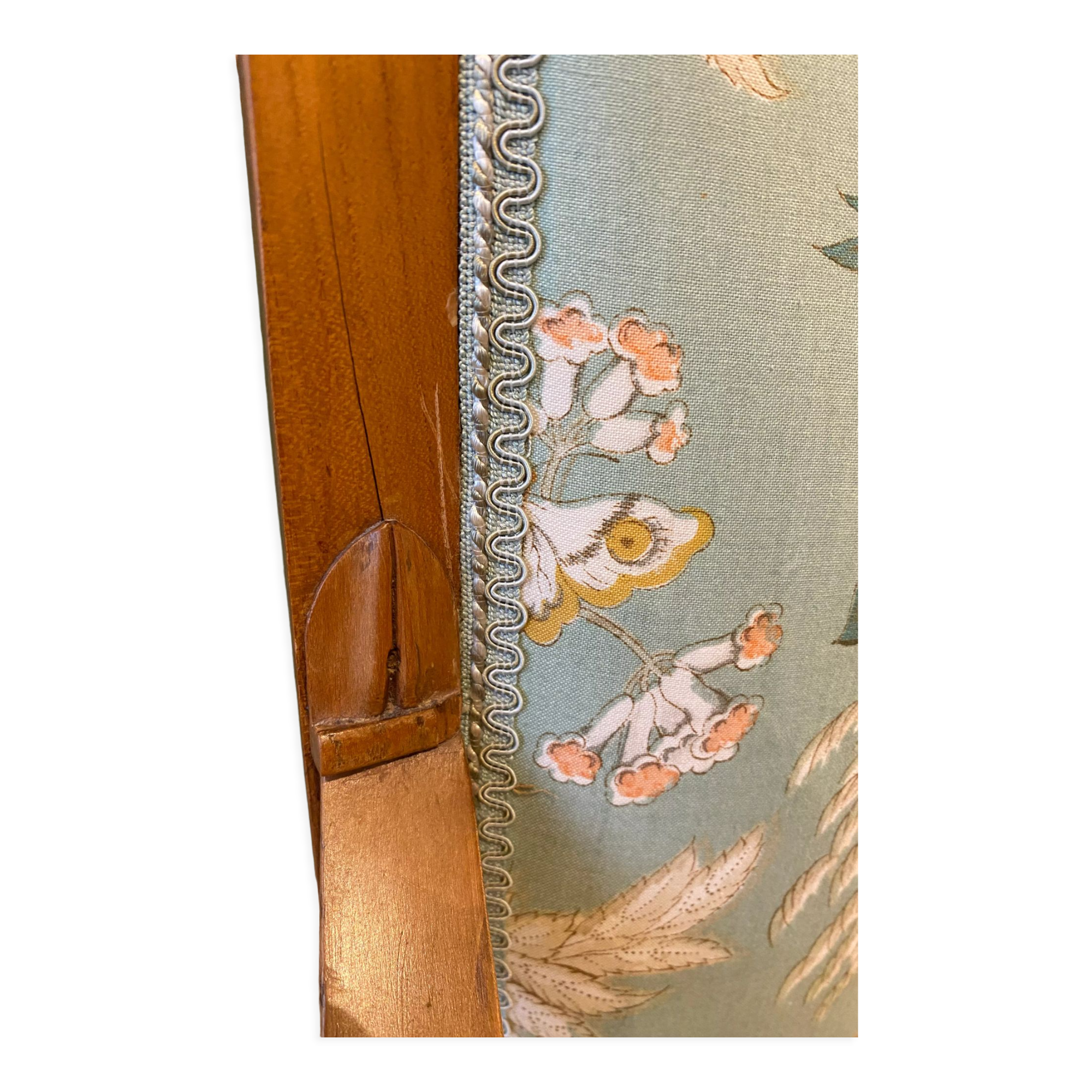 Suite of three antique armchairs