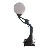 Women's statuette lamp
