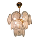 Murano glass disc chandelier, Italy, 1970s