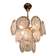 Murano glass disc chandelier, Italy, 1970s