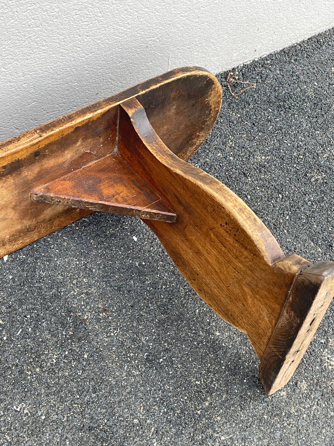 Farm bench from the early 20th century