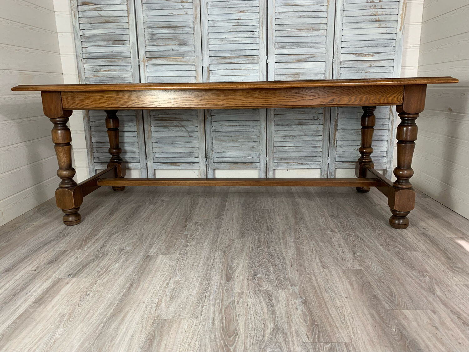 Oak farmhouse table