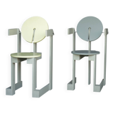 Paire de chaises 'Plakhout' par Henk Lampe, 1979