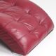 Italian leather chaise longue by Contempo