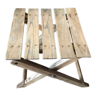 Small natural stool