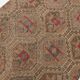 Tapis kilim de couloir rouge et marron