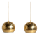 Pair of Swedish pendant lamps, 1960s/70s