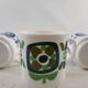 3 mugs vintage mobil design j-c. collector's miller