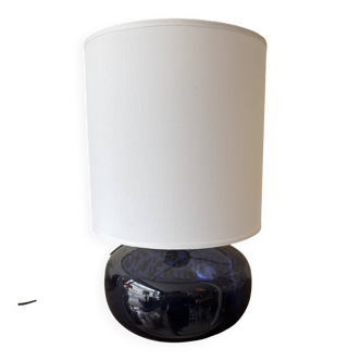 Claire Morin blown glass lamp with shade
