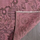 Pink Oushak Turkish Carpet sku 1129