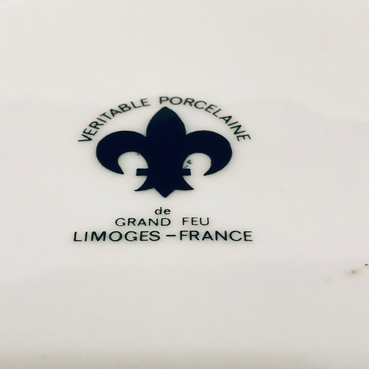 Limoges Chardonneret Plate