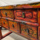 Console chinoise époque XIX siecle ormeau massif laque de chine