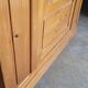Parisian wardrobe in vintage pine old manufacture 1950
