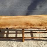 Farmhouse bench-table with a natural feel