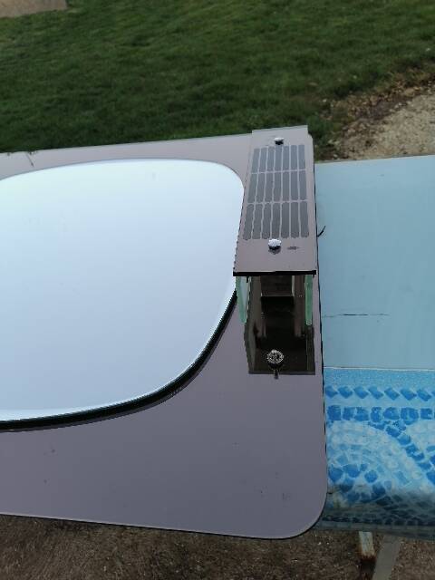 Large double mirrors 3 sconces brown smoked glass fontana arte style 1960 70