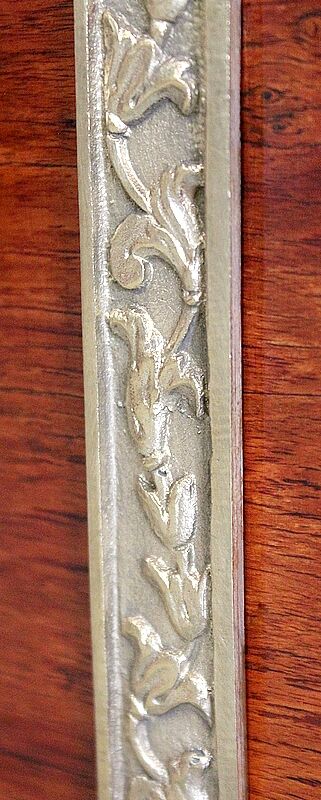 Small display cabinet in blonde mahogany veneer, Louis XVI style – 19th century.