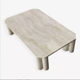 Travertine coffee table by the Italian publisher Up&Up.