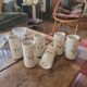 Set of 6 vintage cups